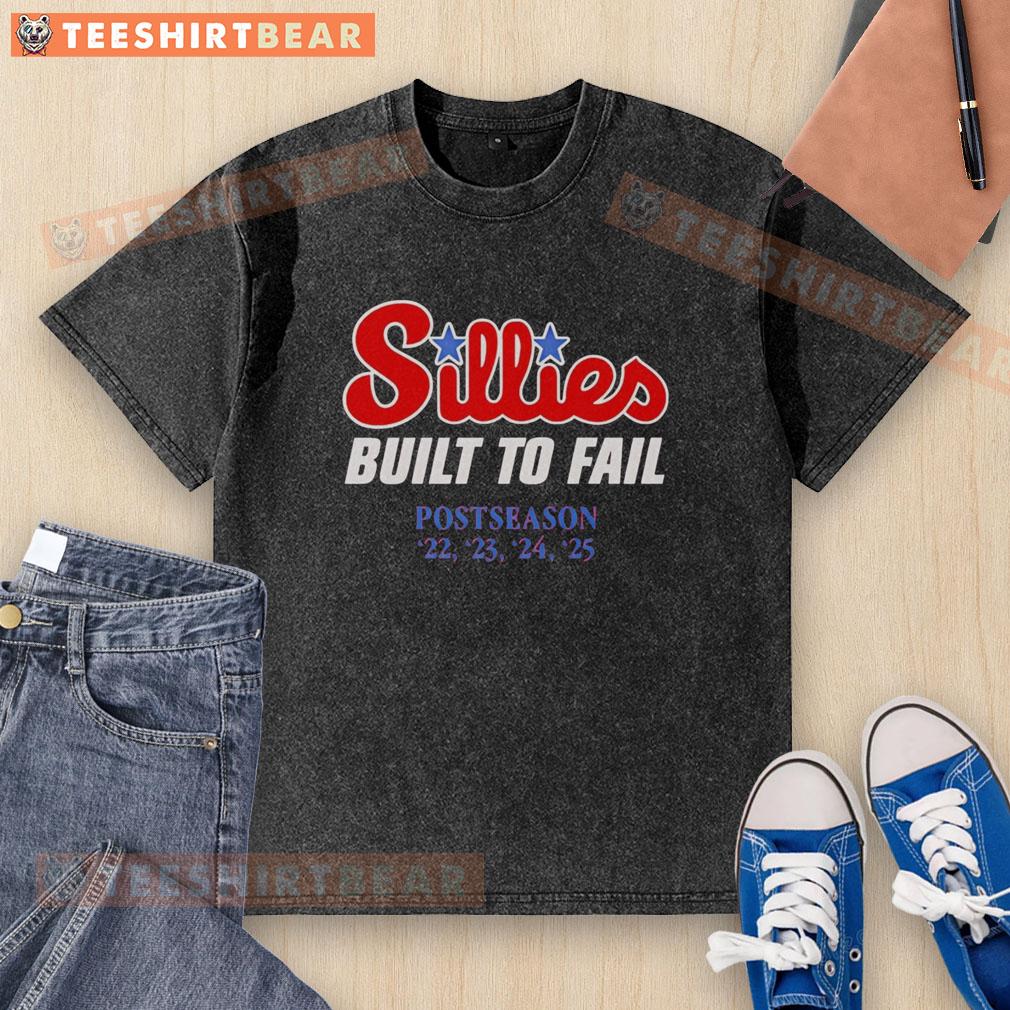 Top Sillies Built To Fail Washed T Shirt Top Sillies Built To Fail washed t-shirt featuring a playful design and soft fabric, perfect for casual wear.