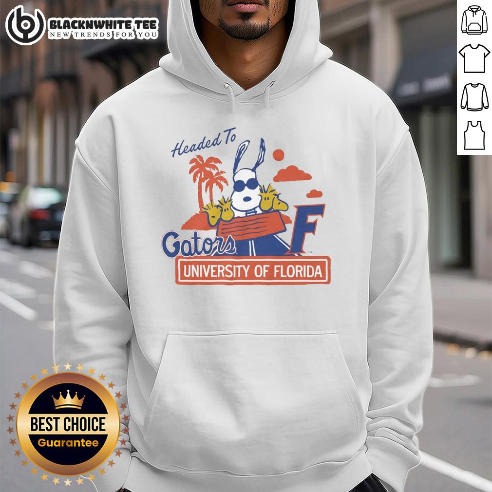 Top Snoopy X Florida Gators Headed To Gators University Of Florida Hoodie Alt Text: Top Snoopy X Florida Gators hoodie featuring vibrant Gators design, perfect for University of Florida fans.