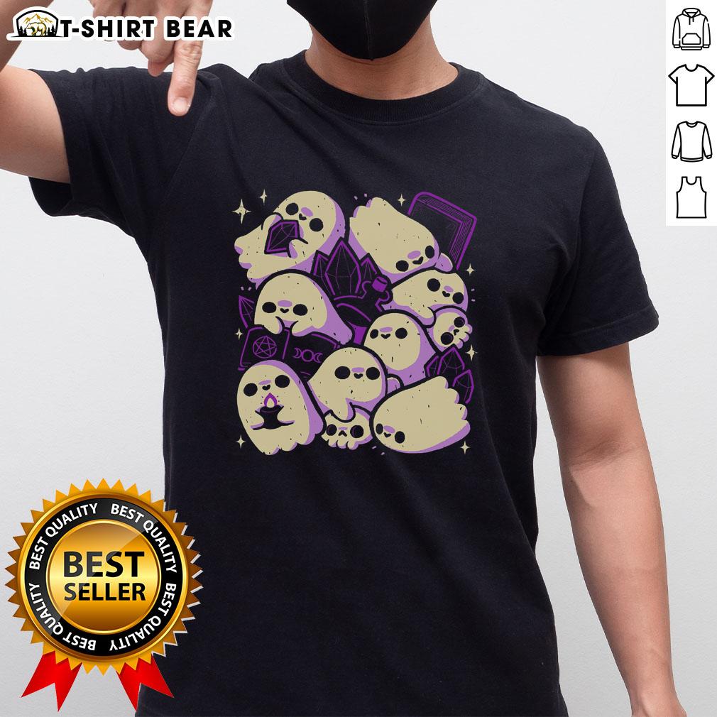 Top Spooky Cute Ghosts And Witchcraft T Shirt Top spooky cute ghosts and witchcraft T-shirt featuring playful ghost designs and witch motifs for Halloween lovers.