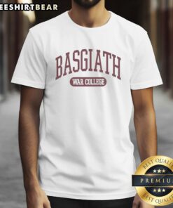 Alt Text: Top Target Basgiath War College T-Shirt featuring a bold design and vibrant colors for fans of military-themed apparel.