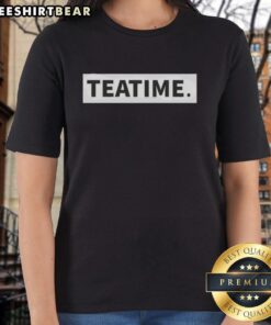 Top Teatime Graphic Ladies Tee featuring a stylish design perfect for casual outings and tea lovers.