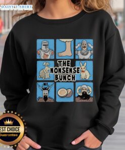 Top The Nonsense Bunch Monty Python And The Holy Grail X The Brady Bunch Sweatshirt featuring unique graphic design.