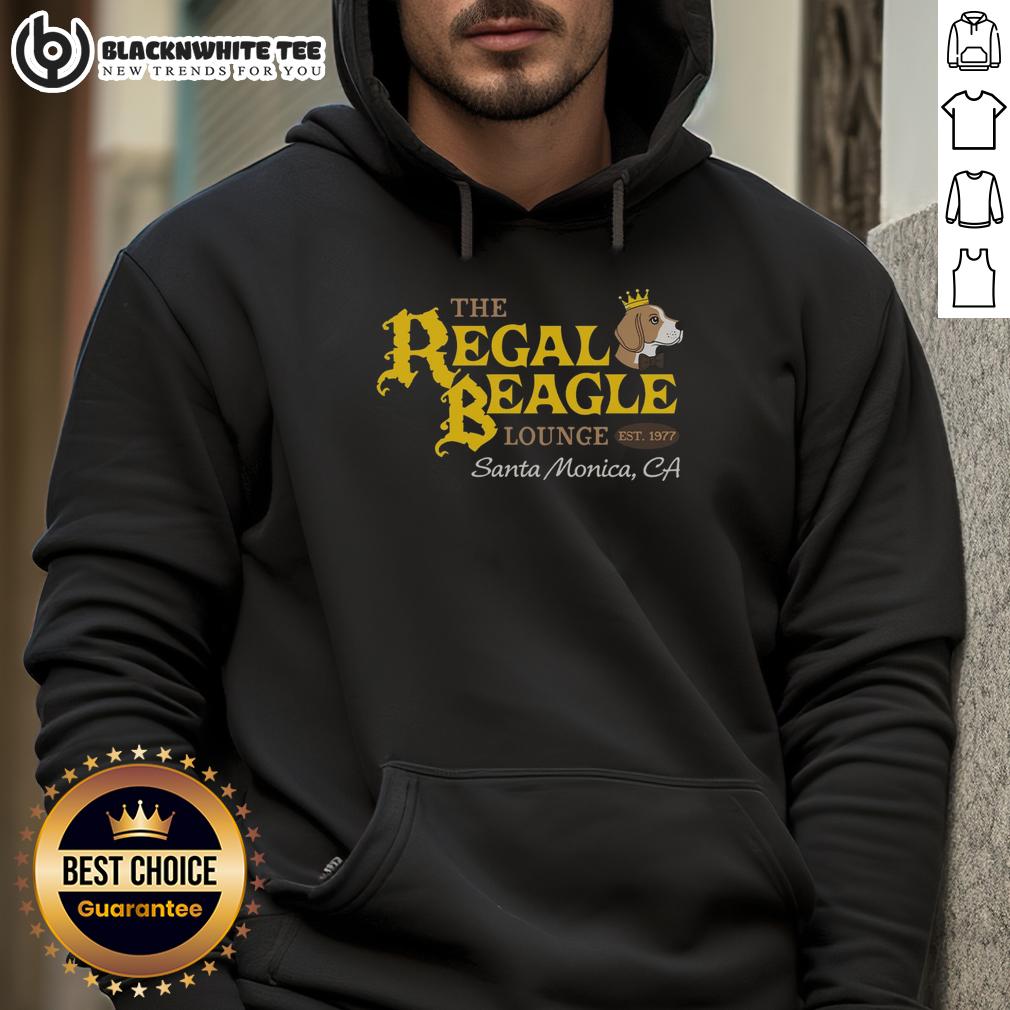 Top The Regal Beagle Lounge Est 1977 Hoodie Top The Regal Beagle Lounge Est. 1977 hoodie featuring a stylish design and vibrant colors, perfect for casual wear.