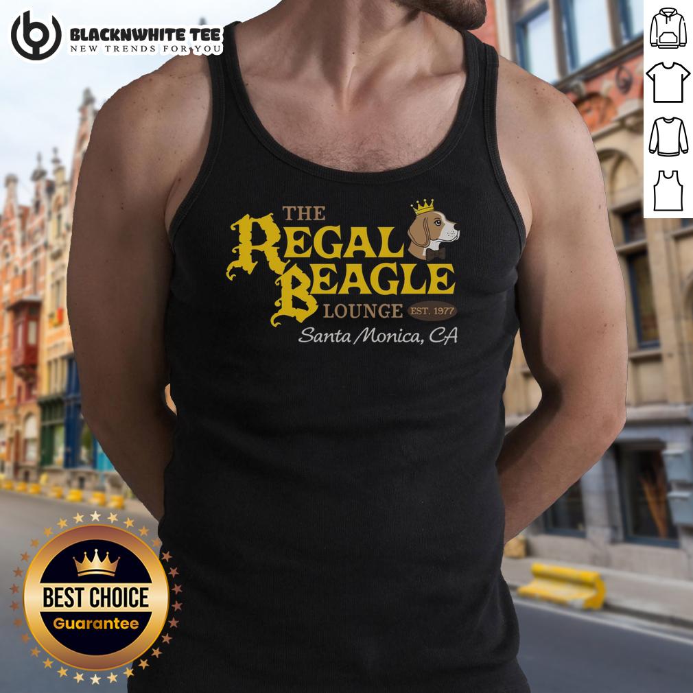 Top The Regal Beagle Lounge Est 1977 Tank Top Top-The-Regal-Beagle-Lounge-Est-1977-Tank-Top featuring vintage design and comfortable fit for casual wear.