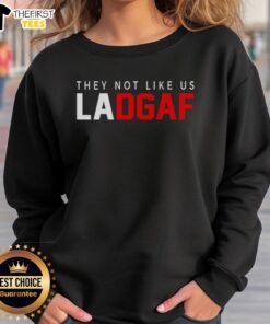Top They Not Like Us Ladgaf 2025 Sweatshirt in stylish design, perfect for casual wear and expressing individuality.