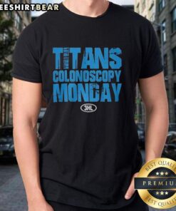 Top Titans Colonoscopy Monday 2025 T-Shirt featuring a bold design, perfect for awareness and team spirit.