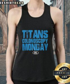 Top Titans Colonoscopy Monday 2025 tank top featuring vibrant design, perfect for health awareness events and casual wear.