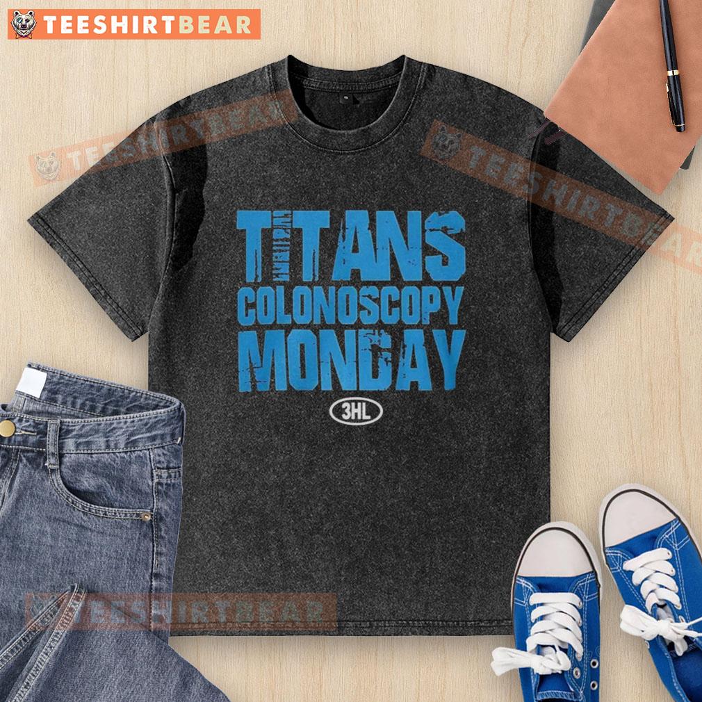 Top Titans Colonoscopy Monday 2025 Washed T Shirt Top Titans Colonoscopy Monday 2025 washed t-shirt featuring a fun, colorful design for awareness and support.