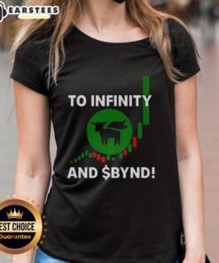 Top To Infinity and BYND Ladies Tee featuring a stylish design for women, perfect for casual wear and layering.