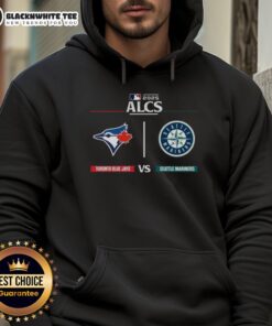 Top Toronto Blue Jays vs Seattle Mariners 2025 ALCS Matchup MLB postseason game day hoodie featuring team logos.