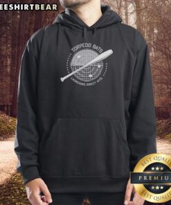 Top Torpedo Bats launching direct hits in action, featured on a stylish baseball hoodie design.