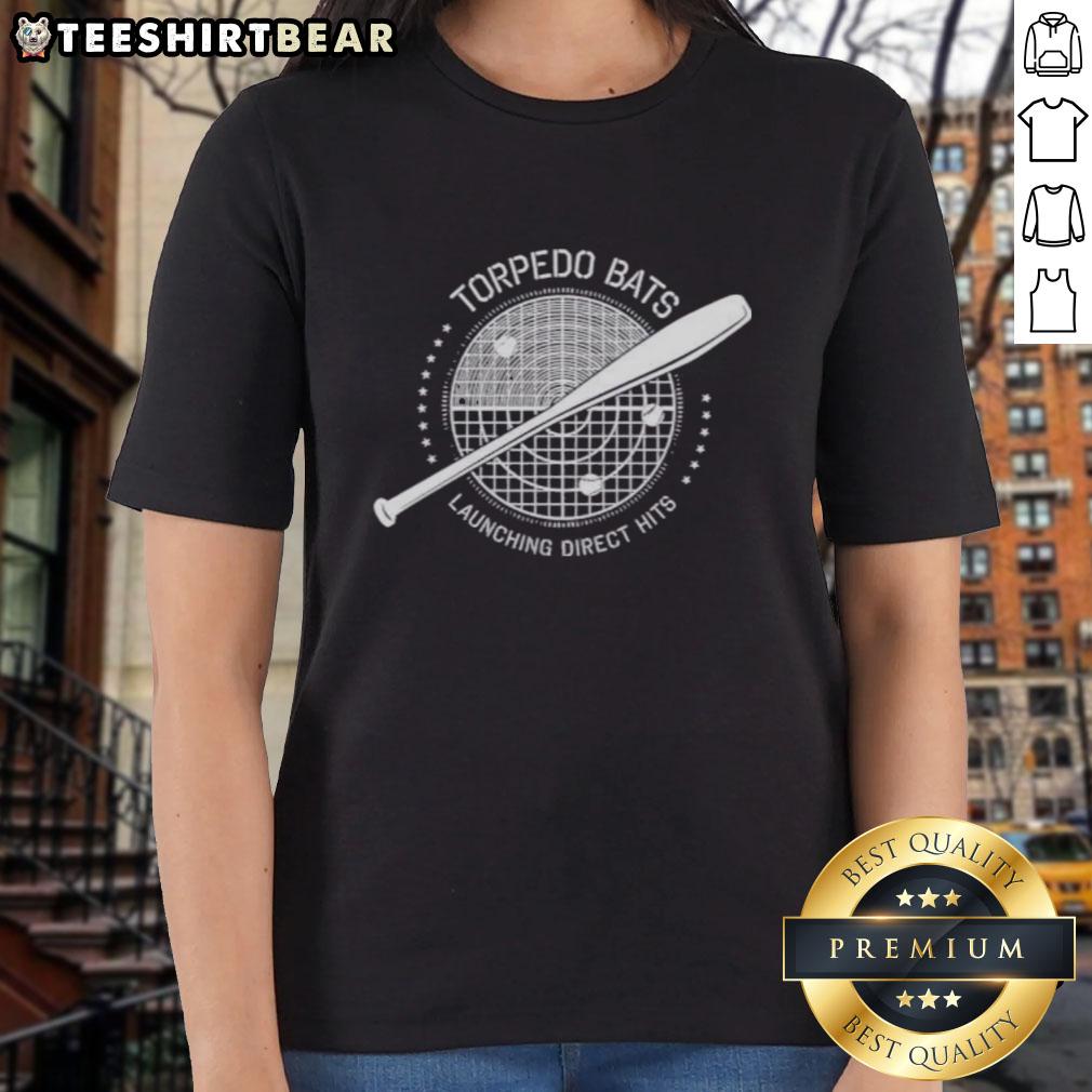 Top Torpedo Bats Launching Direct Hits Baseball Ladies Tee Top Torpedo Bats launching direct hits in baseball, showcasing ladies' tee for optimal performance and style.