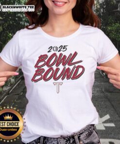 Alt Text: Top Troy Trojans Football 2025 Bowl Bound Ladies Tee showcasing team pride and stylish design for female fans.