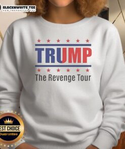 Top Trump The Revenge Tour sweatshirt featuring bold graphics and a stylish design, perfect for fans and casual wear.