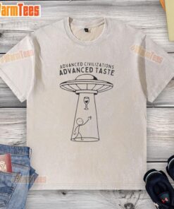 Top UFO Alien Wine Abduction t-shirt featuring advanced civilizations and unique taste design for extraterrestrial enthusiasts.
