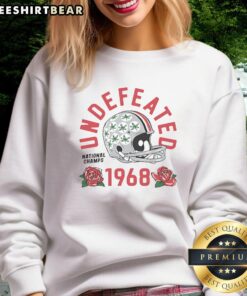 Vintage 1968 Ohio State Buckeyes sweatshirt honoring the top undefeated national champs in college football history.