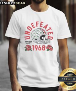1968 Ohio State Buckeyes T-shirt featuring 'Top Undefeated National Champs' design, celebrating their championship victory.