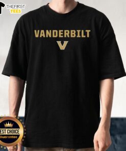 Top Vanderbilt Commodores Wordmark T-Shirt featuring bold team logo on a stylish black tee for fans and athletes.