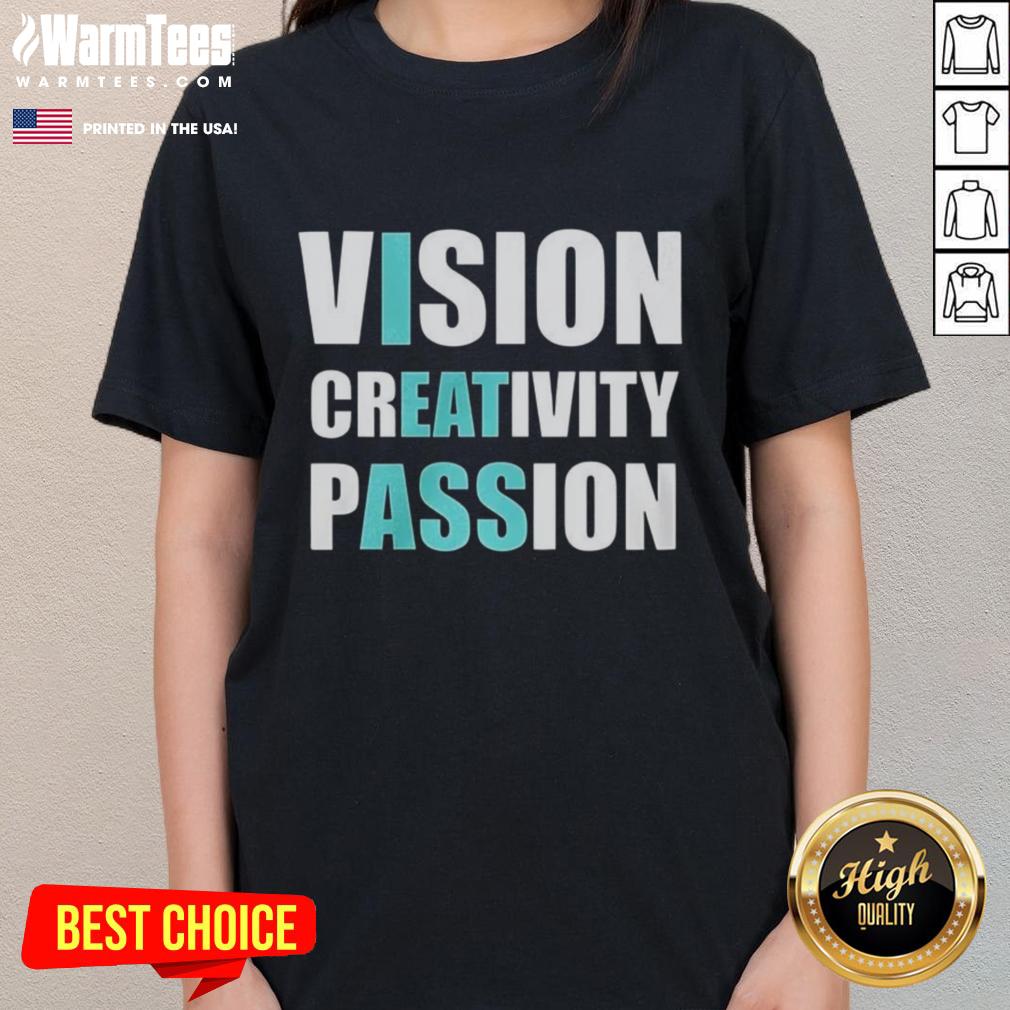 top-vision-creativity-passion-ladies-tee Top Vision Creativity Passion Ladies Tee showcasing vibrant design and comfortable fit for stylish women.