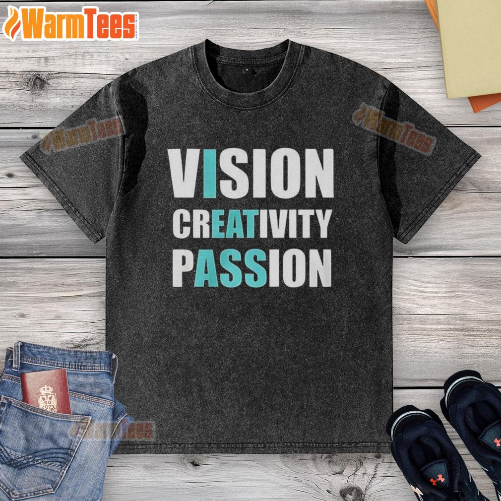 top-vision-creativity-passion-washed-t-shirt Top Vision Creativity Passion washed t-shirt featuring a vibrant design, perfect for expressing your unique style.