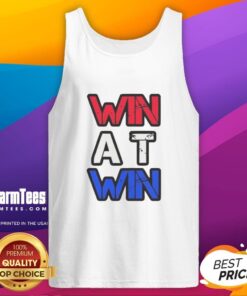 Stylish Top Win at Win tank top featuring a bold design, perfect for casual wear and summer outings.