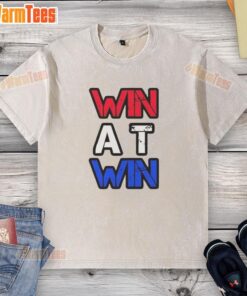 Top Win at Win Washed T-Shirt in soft cotton, featuring a relaxed fit and stylish design, perfect for casual wear.