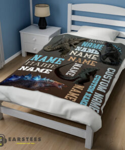 Good Awesome Godzilla Blanket Fleece Customized Blanket