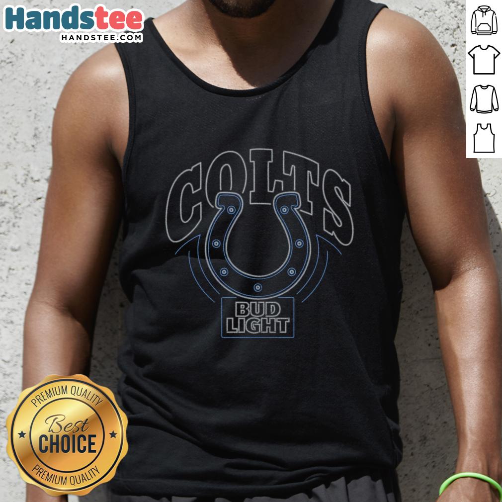 original-bud-light-indianapolis-colts-tank-top Original Bud Light Indianapolis Colts tank top featuring team colors and logo, perfect for game day or casual wear.