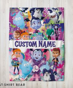 Hot Vampirina & Friends Blanket Fleece Customized Blanket