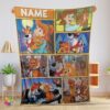 Awesome Disney Oliver & Company Jenny Foxworth Oliver Dodger With Friends Blanket Fleece Customized Blanket