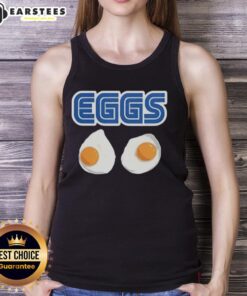 Awesome 2 Eggs Omelet Sega Parody Logo Tank Top featuring a fun, vibrant design inspired by classic gaming.