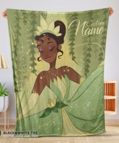 Awesome Cute Disney Princess Tiana Blanket Fleece Customized Blanket