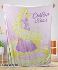 Awesome Cute Disney Rapunzel Blanket Fleece Customized Blanket