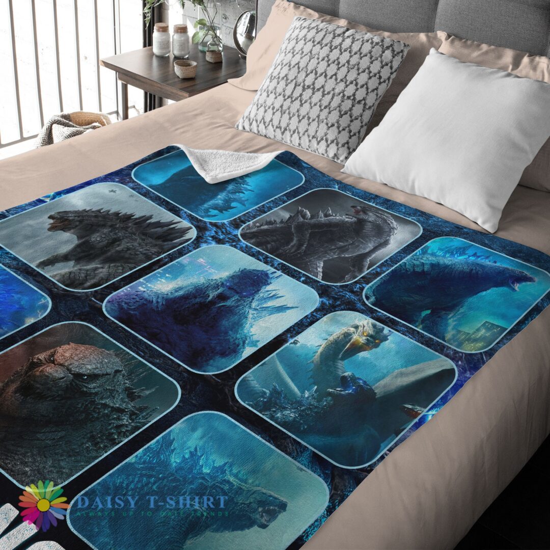 Awesome Cute Hot King Of The Monsters Godzilla Blanket Fleece Customized Blanket-mk-01 (3)