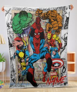 Awesome Cute Hot Marvel Comics Superhero Blanket Fleece Customized Blanket