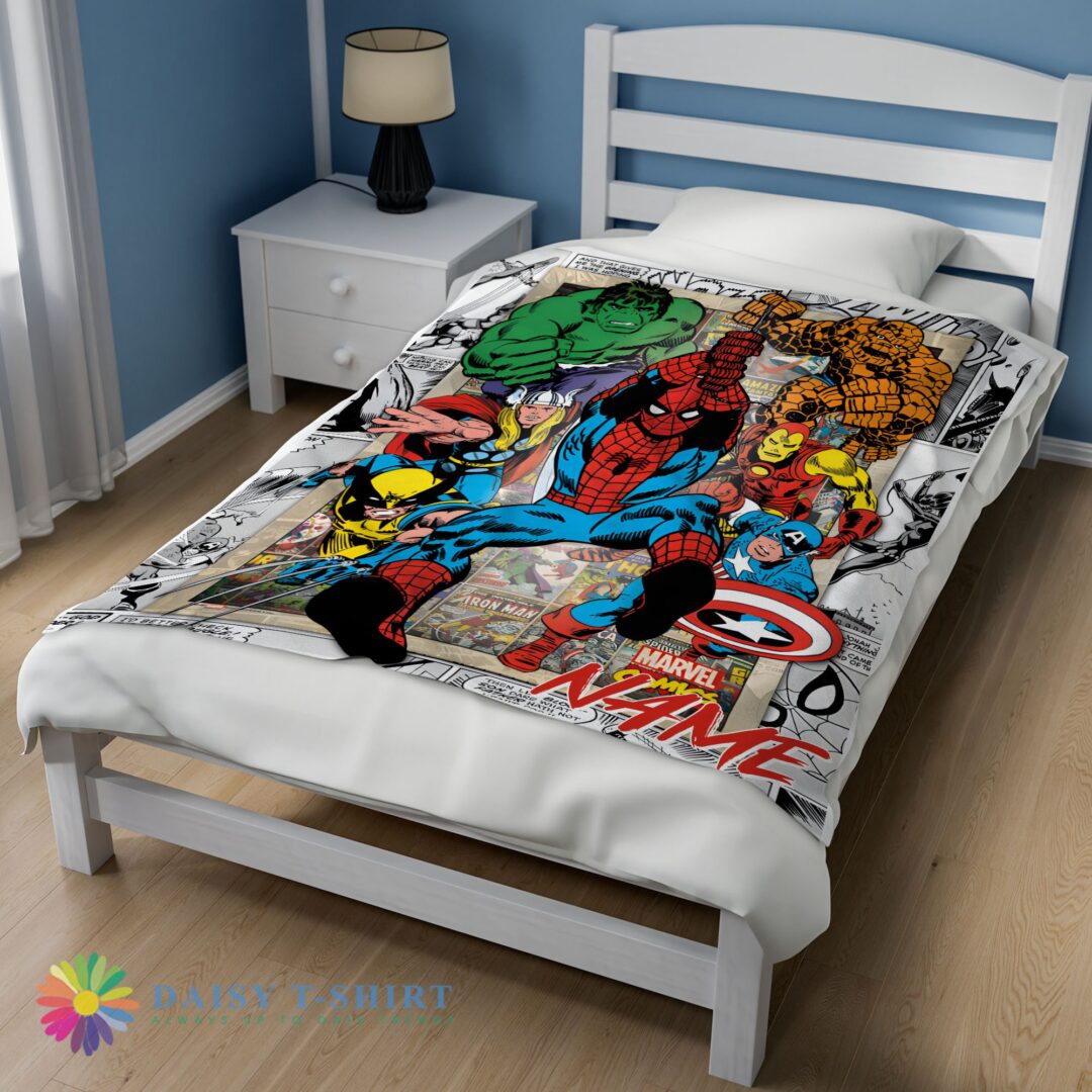 Awesome Cute Hot Marvel Comics Superhero Blanket Fleece Customized Blanket