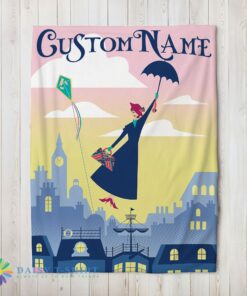 Awesome Cute Hot Mary Poppins Returns Holiday Blanket Fleece Customized Blanket