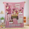 Awesome Disney Cartoon Toy Story Cute Lotso Grid Photos Blanket