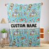 Awesome Disney Donald Duck Daisy Huey Dewey Louie Blanket Fleece Customized Blanket