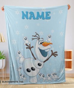 Awesome Disney Frozen Olaf Dancing Blanket Fleece Customized Blanket
