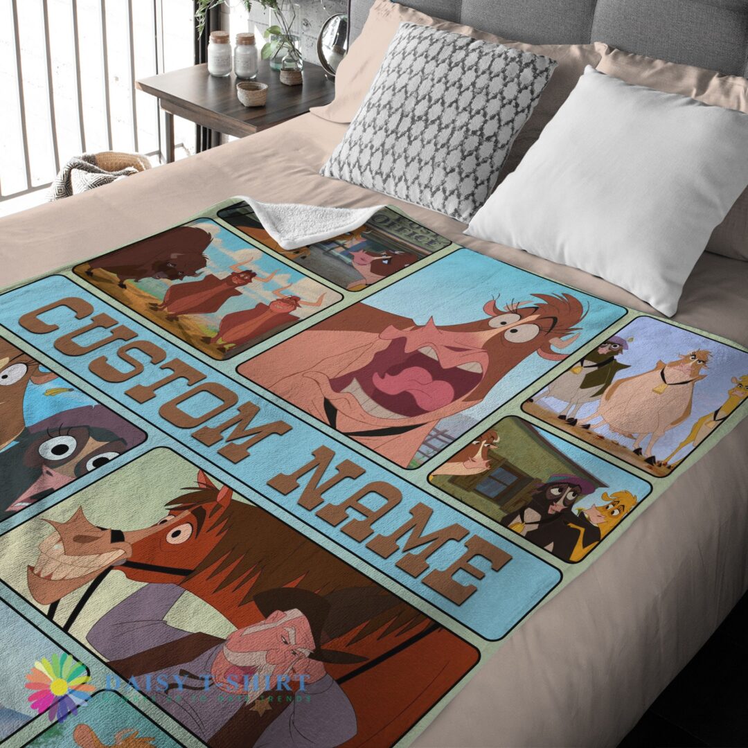 Awesome Disney Home On The Range Poster Blanket Fleece Customized Blanket