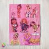 Awesome Disney Kids Princess Sketches Blanket Fleece Customized Blanket