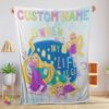 Awesome Disney Long Hair Princess Rapunzel Princess Blanket Fleece Customized Blanket