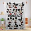 Awesome Disney Mickey And Friends Mickey Mouse Moods Blanket Customize Blanket
