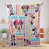 Awesome Disney Minnie Mouse Blanket Fleece Customized Blanket