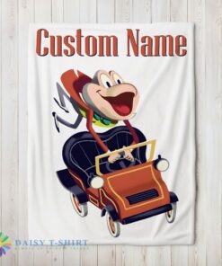 Awesome Disney Mr Toad Vintage Cartoon Blanket Fleece Customized Blanket