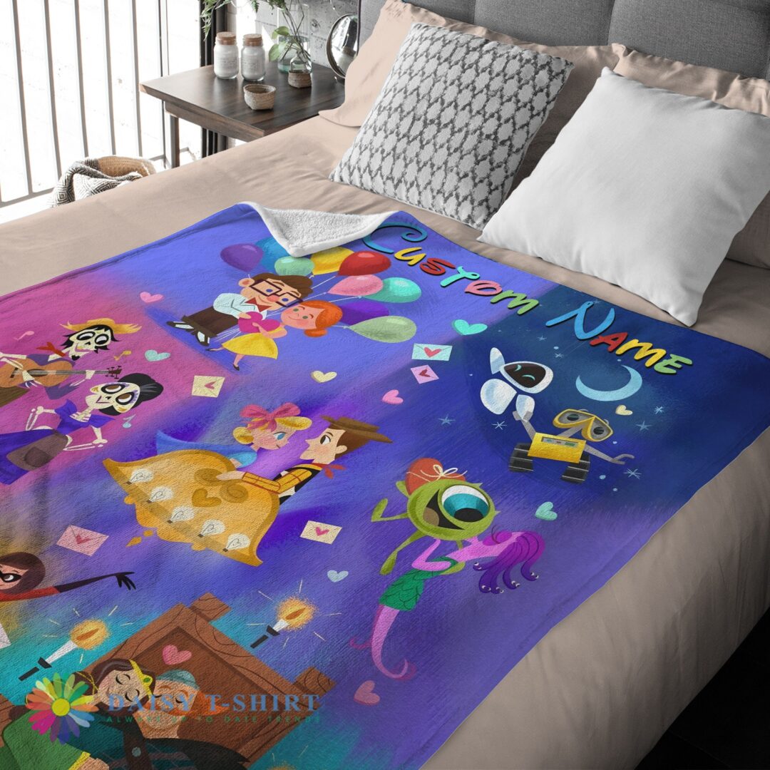 Awesome Disney Pixar Cartoon All Story Velveteen Cute Blanket Fleece Customized Blanket-mk-01 (3)