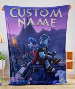 Awesome Disney Pixar Onward Poster Blanket Fleece Customized Blanket
