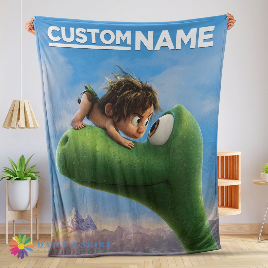 Awesome Disney Pixar The Good Dinosaur Poster Blanket Fleece Customized Blanket