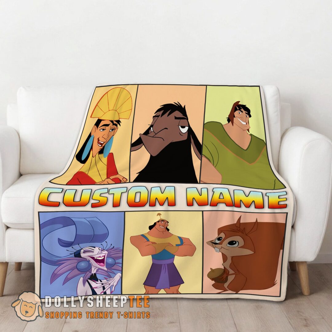 Awesome Disney The Emperor's New Groove Blanket Fleece Customized Blanket